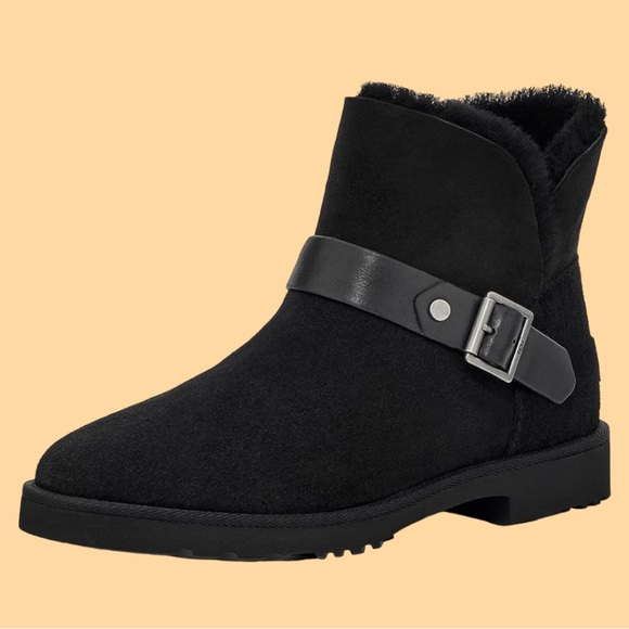 UGG-Romley Short Buckle-Black - Picture 1 of 4